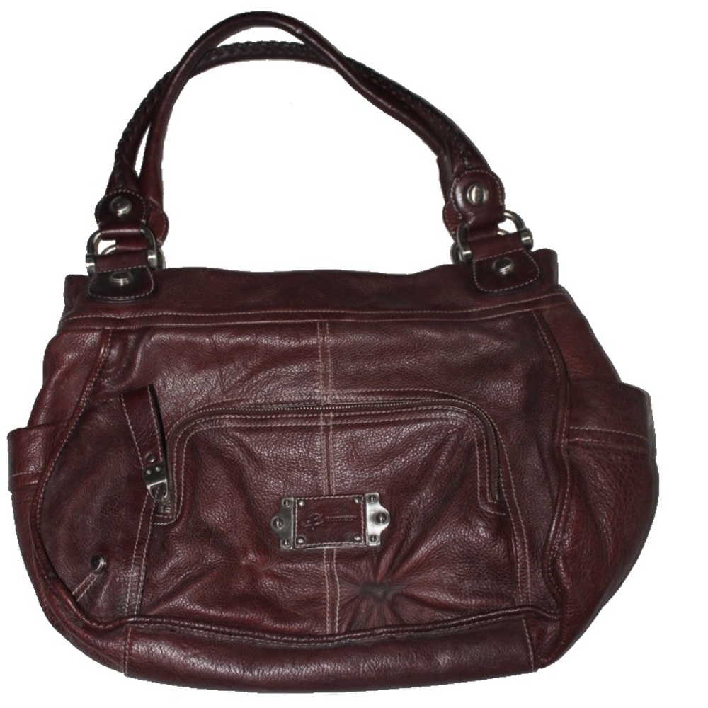 B. Makowsky Large Leather Bag